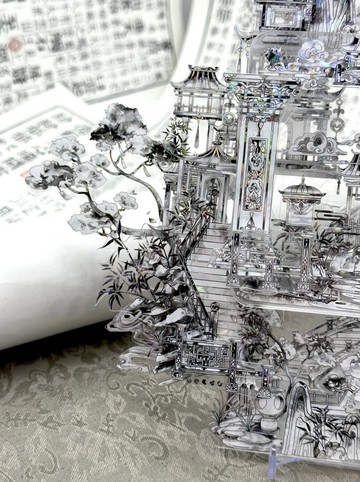 水墨丹青 東方庭園 PET 紙膠帶 貝殼光 10米卷 巨畫幅背景