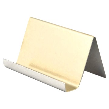 E.dot 不鏽鋼商務名片架 時尚磨砂拉絲設計 一體成形堅固耐用 手機支架  1個  1格