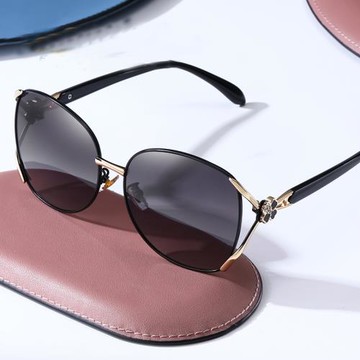 高級感女士偏光太陽眼鏡時尚優雅氣質防紫外線街拍開車旅游墨鏡潮