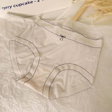 威妮  撞色蕾絲薄款 中腰內褲 2637 內衣超市