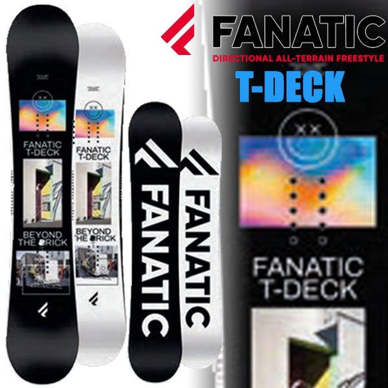 21-22 FANATIC / ファナティック T-DECK メンズ スノーボード グラトリ 板 2022 | LINEショッピング