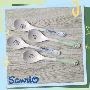 天藍小舖-三麗鷗台灣製長湯匙 2入-共2色-$79【A11115704】