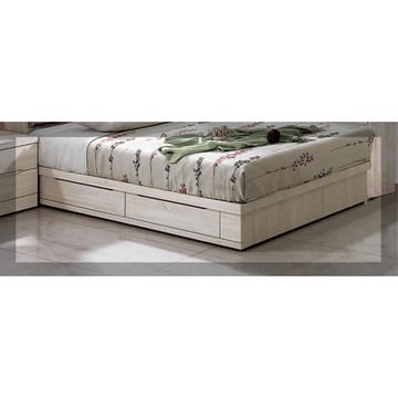 【唯熙傢俱】肯尼斯鋼刷白3.5尺抽屜床底