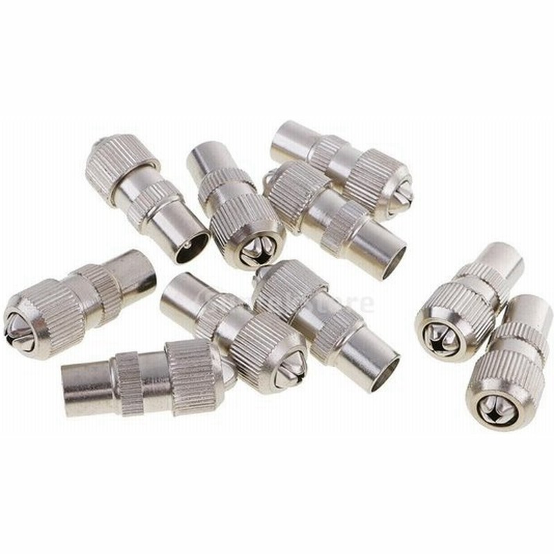 10個入り Rf オス プラグ コネクタ Tv同軸ケーブル用 通販 Lineポイント最大0 5 Get Lineショッピング