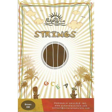 Pukana La X Worth 聯名 Brown BM 21、23吋 碳纖維 咖啡色 烏克麗麗弦 一般張力