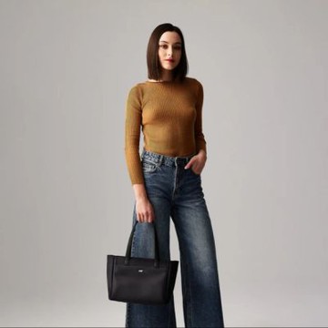 【BRAUN BUFFEL 德國小金牛】台灣總代理 凱瓦 托特包-黑色/BF860-57-BK