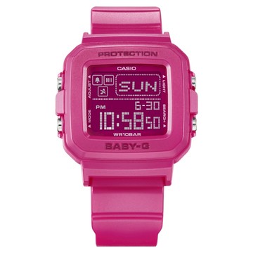 CASIO 卡西歐 BABY-G 流行休閒百變電子錶 BGD-10K-4DR  粉紅色