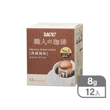 UCC濾掛式咖啡8g(12入)-法式深焙-款式隨機