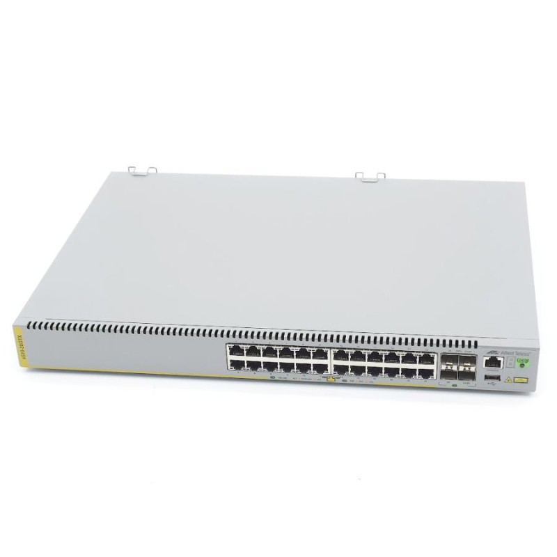 Allied Telesis CentreCOM AT-x510-28GTX 24ポート1000BASE-T 4ポート10GbE SFP+  L3スイッチ x510-5.4.4-3.5.rel 冗長電源 初期化済 小難 | LINEショッピング