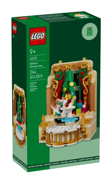 【LEGO 樂高】磚星球〡 40701 特殊 芭蕾舞者與胡桃鉗 Ballerina & Nutcracker Scene