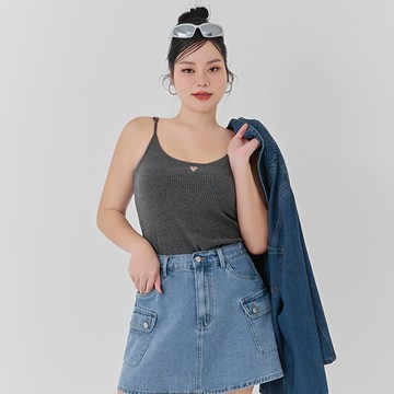 微辣愛心坑條BRATOP(附胸墊) Pobra