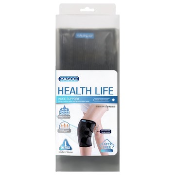 YASCO 昭惠 微植絨奈米竹炭彈簧護膝 未滅菌 75622-A  one size  1個