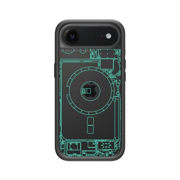 iPhone Air Mod NX -邊框背蓋組合 (相機按鈕) 黑 - JOCR - Inside an iPhone 13 - Green