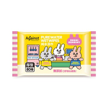 【快潔適】純水濕巾厚型80抽-兔子便利商店