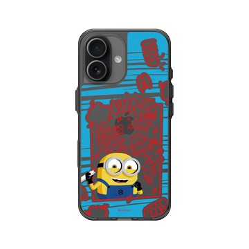 iPhone 17 Clear (相機按鈕) 酷墨灰 - Minions - Minions - Bob draws