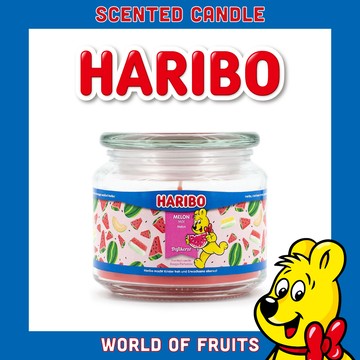 【HARIBO CANDLE 哈瑞寶】小熊軟糖香氛蠟燭  西瓜家族 (300g)