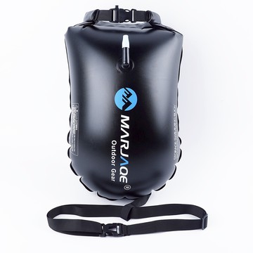 【SV61210】20L游泳跟屁蟲充氣浮標 收納+浮力兩用 防溺水防抽筋 安全腰帶 單氣囊 水上運動浮球