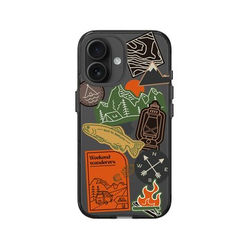 iPhone 16 Clear (相機按鈕) 酷墨灰 - Nature Explorers 自然探索指南 - 野放自我