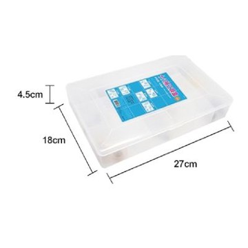 【W.I.P 台灣聯合】十八格 工具盒 27x18x4.5cm /個 W2718