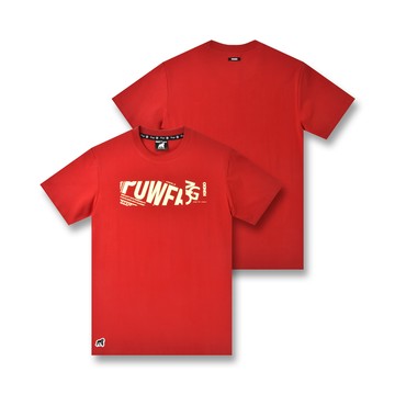 KINGO男款｜紅色印花T恤 411119