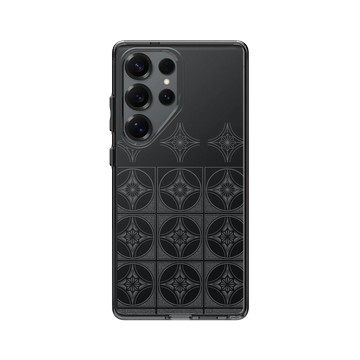 Galaxy S25 Ultra Clear 酷墨灰 - 老屋顏 Old House Face - 透明-麻葉