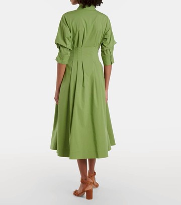 Simkhai Jazz cotton-blend poplin midi dress