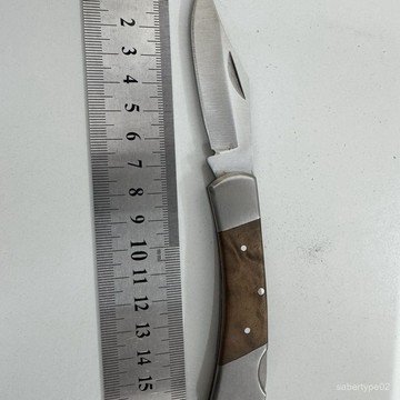 經典戶外影木折疊刀不銹鋼小刀便攜折疊水果刀隨身