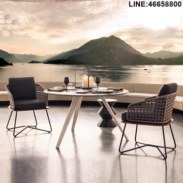 藤編桌椅 沙發椅 戶外家具 酒店家具 度假村家具 戶外沙發 庭院家具 躺椅 戶外桌椅組合 休閒家具 露營桌椅 商用家具 戶外桌椅休閑組合酒店餐飲別墅室外庭院花園露天陽臺藤椅餐桌椅 支持訂製 免運到府 快速出貨