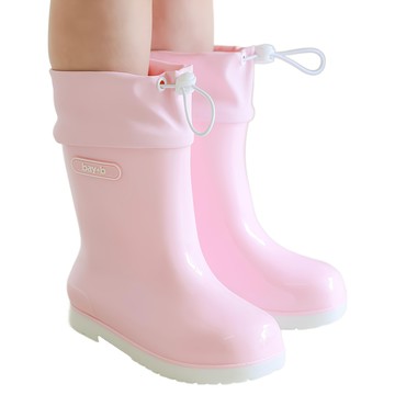 bay*b 兒童夢幻色雨鞋  粉色  200