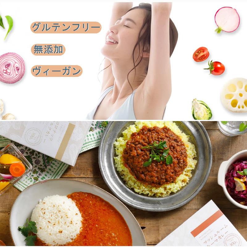 ヴィーガン界のトップシェフのレトルトカレー 2種セット 366vivi 大豆ミート グルテンフリー ソイミート ベジタリアン レトルト