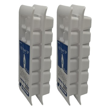 NAKAYA 日本 12格冰盒 2個  白色  138 x 86 x 30mm  2組