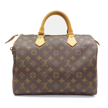 LOUIS VUITTON LV 路易威登 棕色 原花 帆布 SPEEDY 30 手提包 M41526 【二手名牌BRAND OFF】