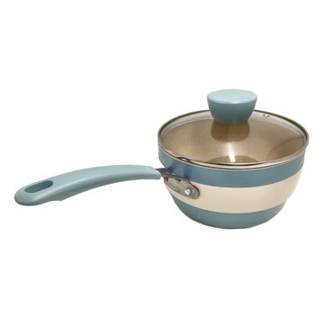 LocknLock 樂扣樂扣 CLK2181-LINK奶鍋  白色 + 藍色  18cm  1個