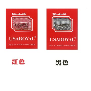 撲克牌/其他博弈 PVC 撲克牌 (厚28絲) 6入