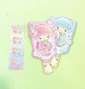 【震撼精品百貨】Little Twin Stars KiKi&LaLa Sanrio 雙星仙子紅包袋-千入羽板#84498 震撼日式精品百貨