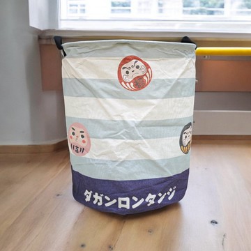 【達岡隆探吉】福神折疊收納手提髒衣籃