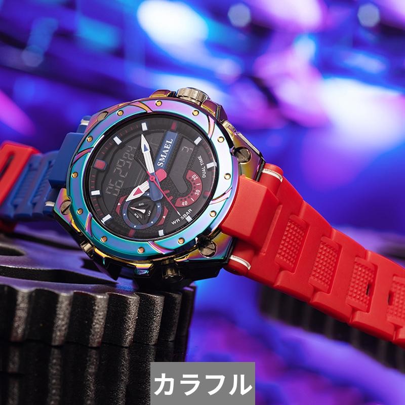 SALE 腕時計 メンズ 時計 ウォッチ watch リスト レインボー - 時計