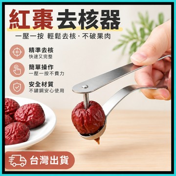 不繡鋼紅棗去核器🍅去籽神器 水果去籽神器 取心器 去棗核神器 開棗核器家用工具 廚房 紅棗去核器 方便快捷 台灣出貨