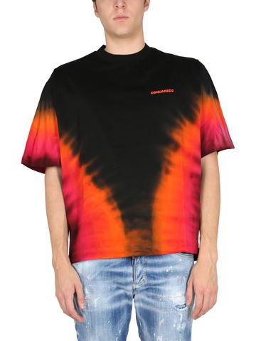 dsquared t-shirt "d2 flame"
