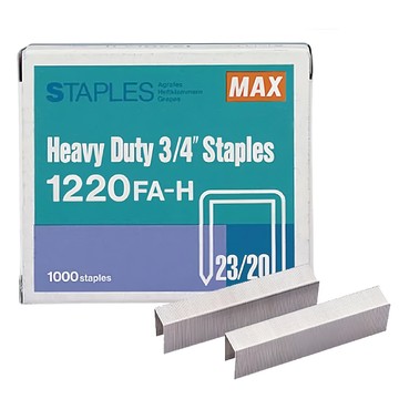 MAX 美克司 1220FA-H 釘書針 重型 3/4 英吋 1000枚  1盒