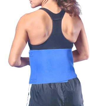 菁炭元素 爆汗體雕腰帶 快速蓄熱 支撐腰腹 減少運動傷害風險  F(適穿腰圍26~36吋)  藍色  1個