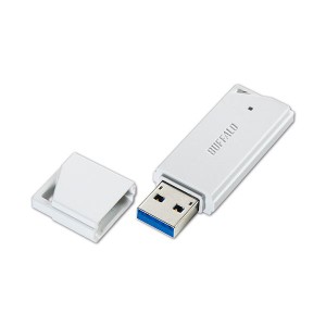 （まとめ）バッファローUSB3.1(Gen1)対応 USBメモリー バリューモデル 32GB ホワイト RUF3-K32GB-WH1個