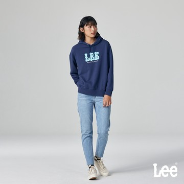Lee 413 彈性高腰標準小直筒牛仔褲 女 淺藍洗水 101+ LB317099036