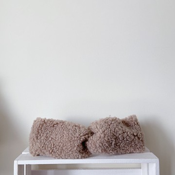 可可 熊寶寶 毛茸茸 簡約扭結髮帶 ggoomstudio