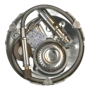 WEN LIANG 文樑 漢堡爐 登山爐 304#不鏽鋼 鋁合金 銅 2400kcal/h  NO.9715  1個