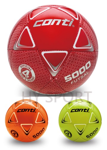CONTI 低彈跳頂級TPU車縫五人制足球 5000L系列 (4號球) #S5000L
