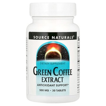 Source Naturals, 生咖啡提取物，30 片（每片 500 毫克）