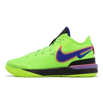 Nike 籃球鞋 Zoom Lebron NXXT Gen EP 男鞋 螢光綠 藍 LBJ 氣墊 DR8788-300