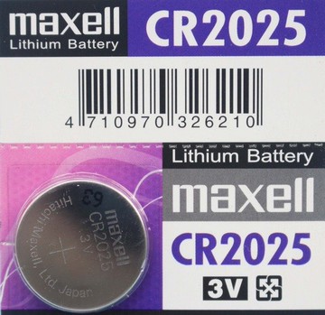 maxell CR2025 鈕扣型鋰電池 3V/一排5顆入(促40) 水銀電池 手錶電池-傑梭【APP滿額下單10%點數(單一帳號最高1000點)】4/30止
