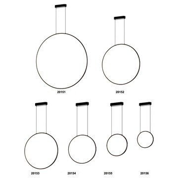 鋼材電鍍單圈吊燈-黑色 H06-16-20151、20152、20153、20154、20155、20156